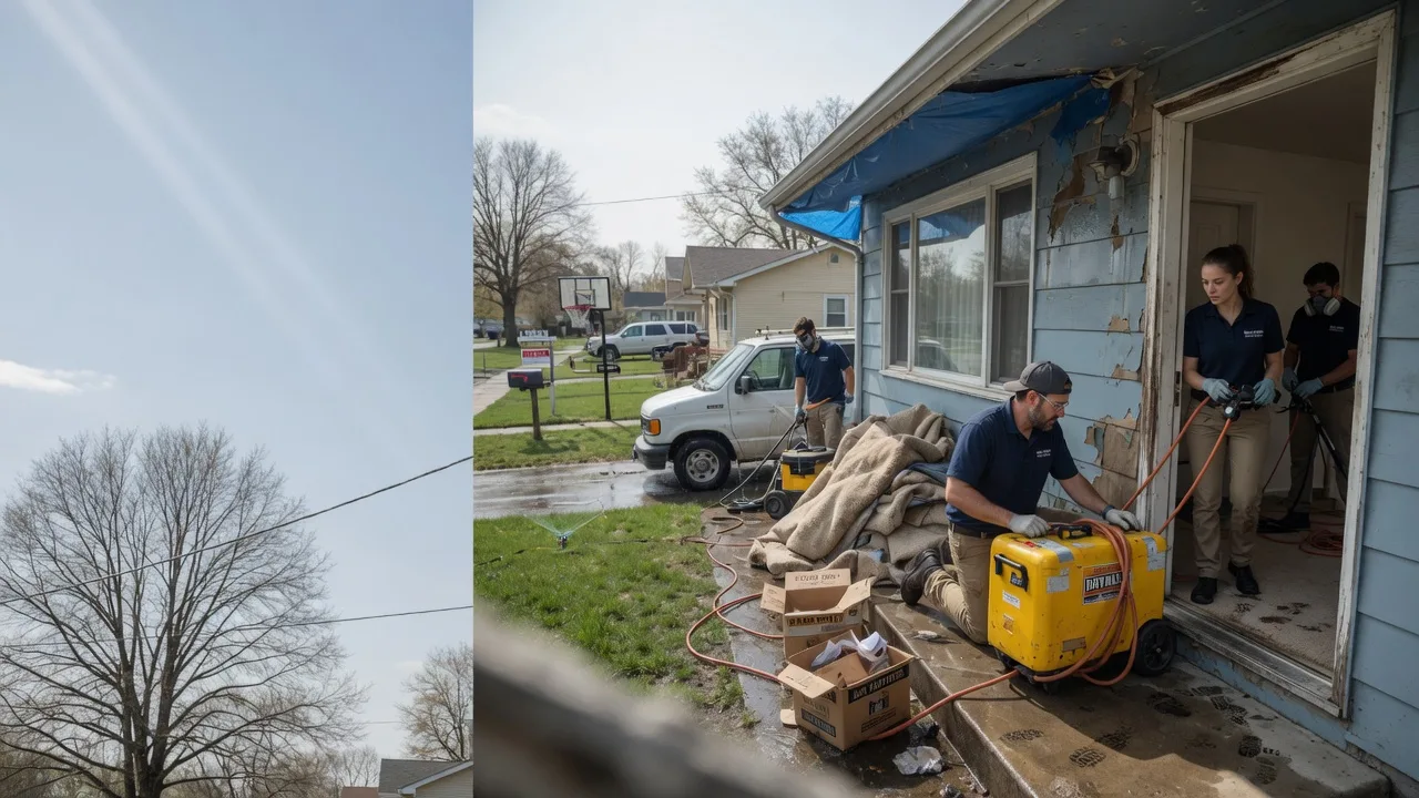 Basement Flood Cleanup in Shinnston, WV near me